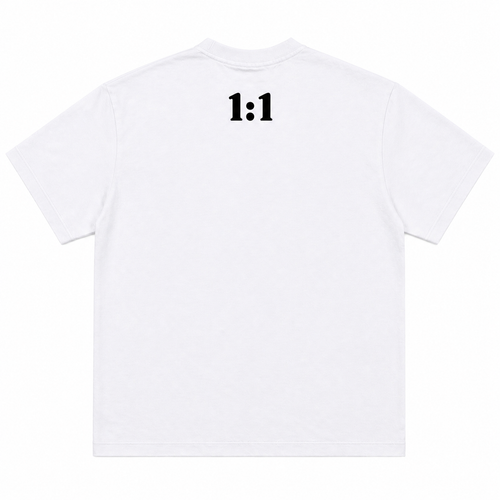 White Vision T Shirt w/ Black Logo