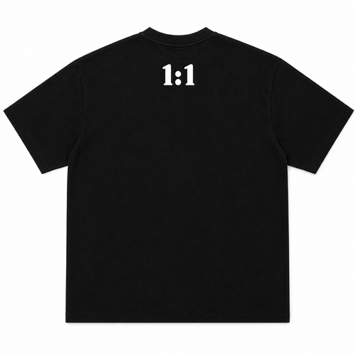 Black Vision T Shirt w/ White Logo
