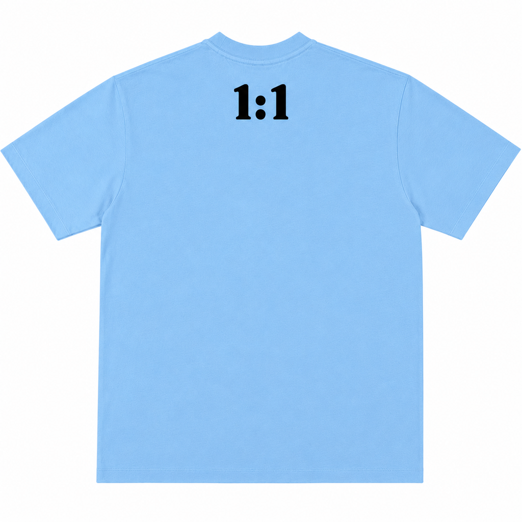 Sky Blue Vision T Shirt w/ Black Logo