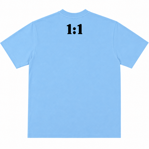 Sky Blue Vision T Shirt w/ Black Logo